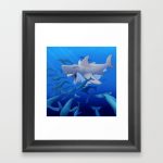 Two Finned Ultraladon Framed Print