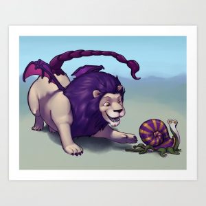 Manticore Art Print