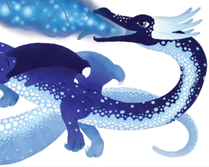 Bella Blue dragon