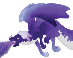 Ian Indigo dragon