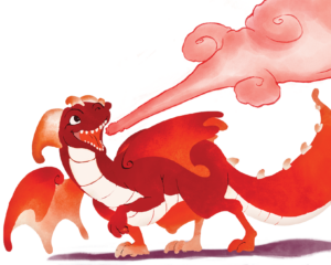 Rosie Red dragon